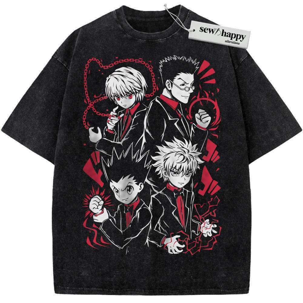 Wash Tee Hunter x Hunter Shirt, HxH Shirt, Anime Shirt, Vintage T-Shirt
