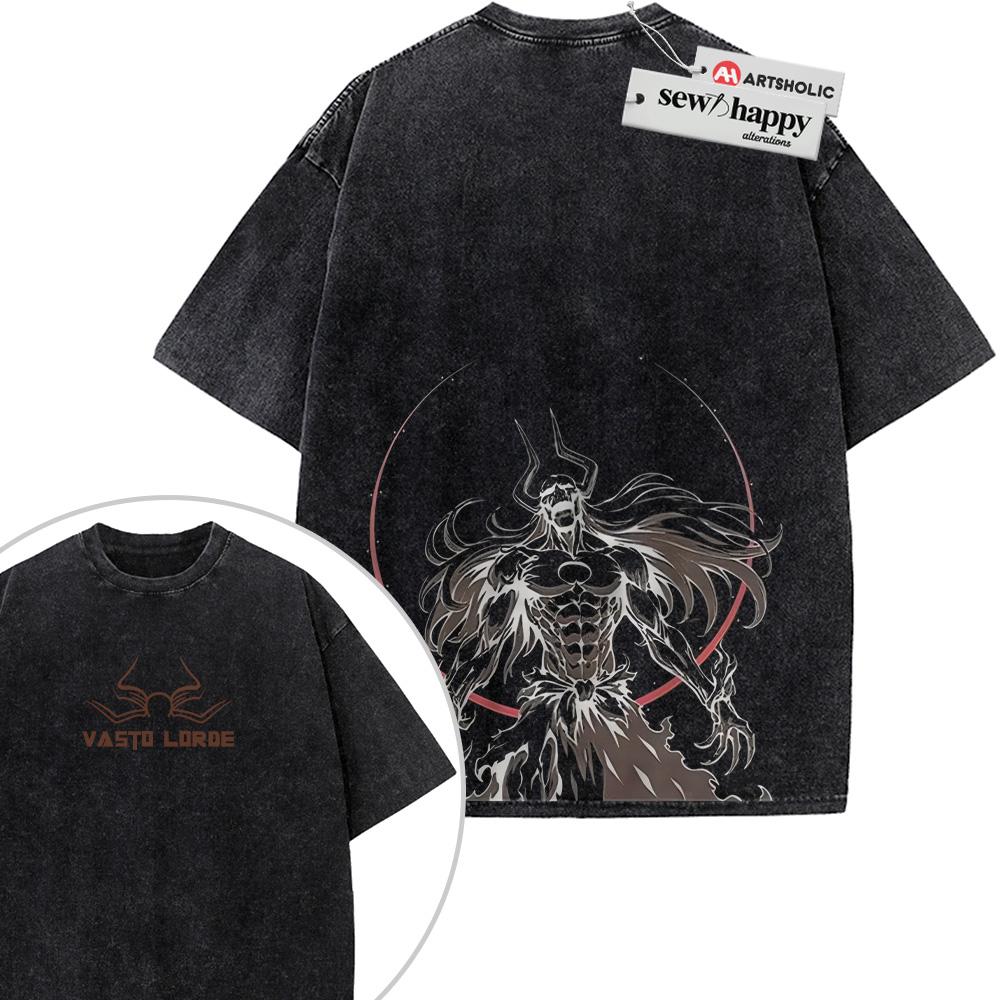 Wash Tee Ichigo Kurosaki Shirt, Bleach Shirt, Anime Shirt, Vintage Tee 2-Sided