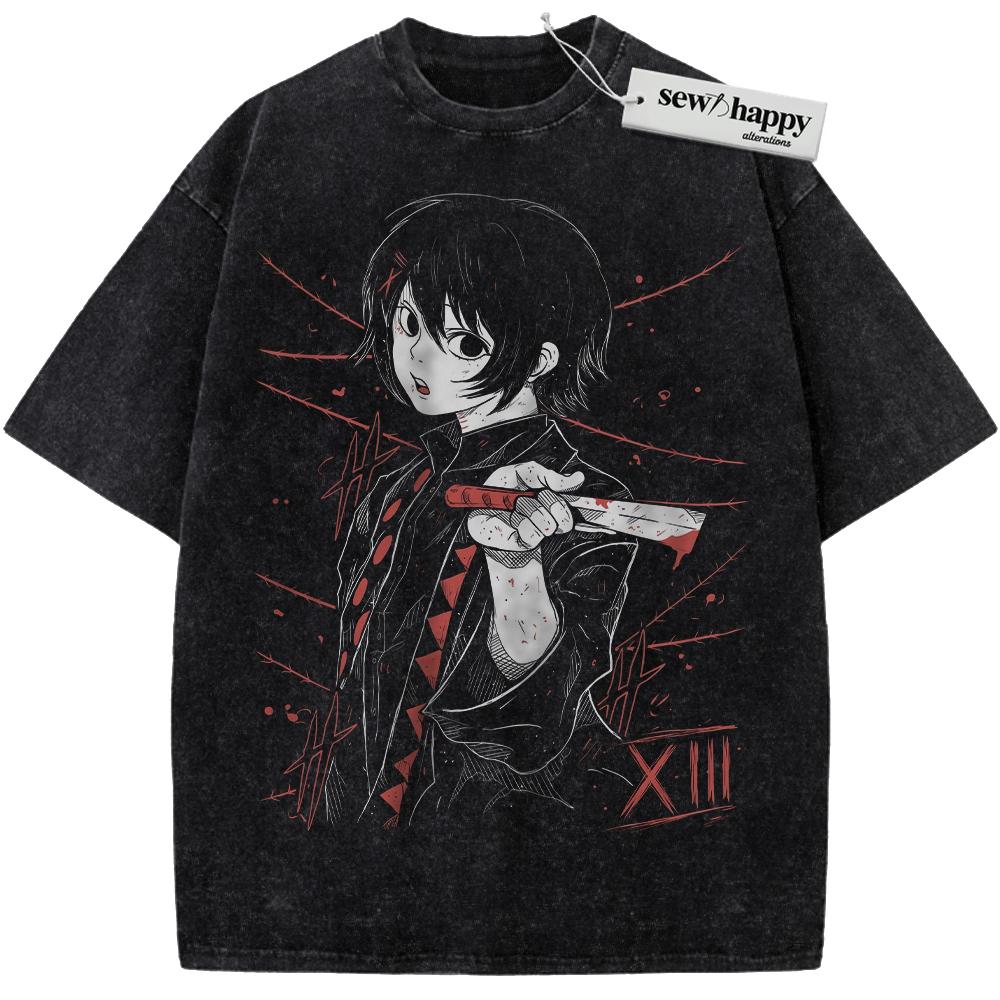 Wash Tee Juuzou Suzuya Shirt, Tokyo Ghoul Shirt, Anime Shirt, Vintage T-Shirt