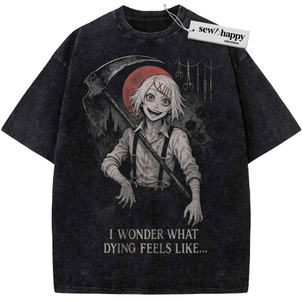 Wash Tee Juuzou Suzuya Shirt, Tokyo Ghoul Shirt, Anime Shirt, Vintage Tee