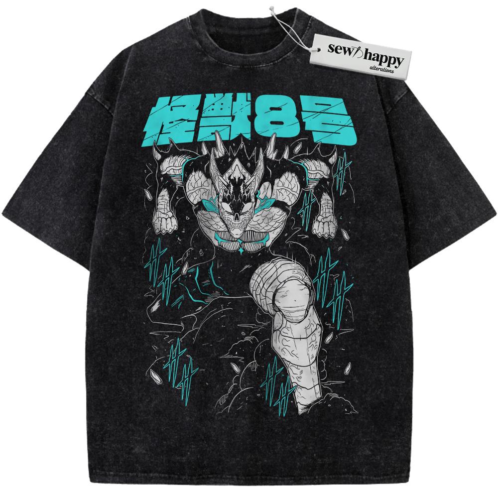 Wash Tee Kafka Hibino Shirt, Kaiju No 8 Shirt, Anime Shirt, Vintage Tee Wash Tee Kafka Hibino Shirt, Kaiju No 8 Shirt, Anime Shirt, Vintage Tee - Image 1