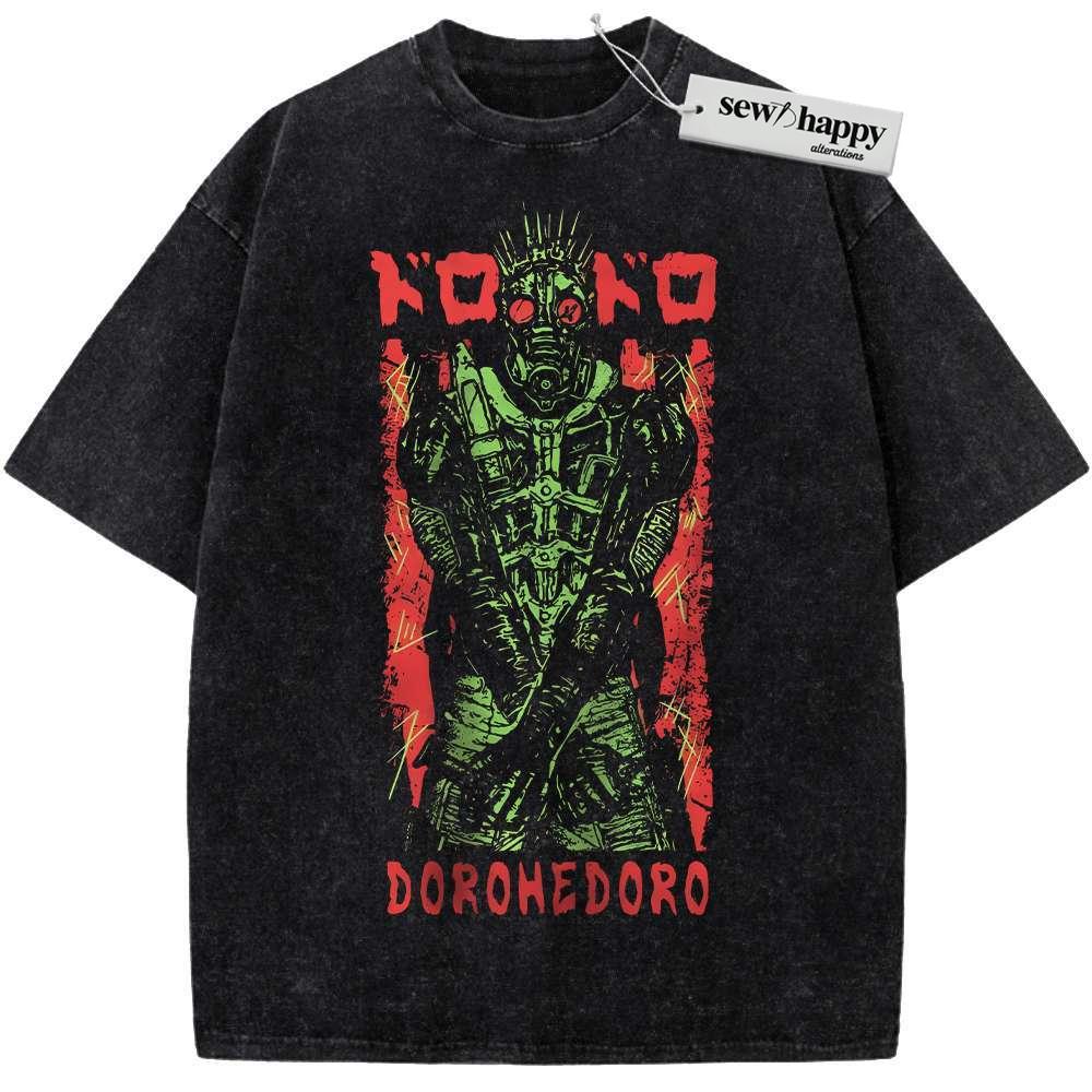 Wash Tee Kaiman Shirt, Dorohedoro Shirt, Anime Shirt, Vintage T-Shirt
