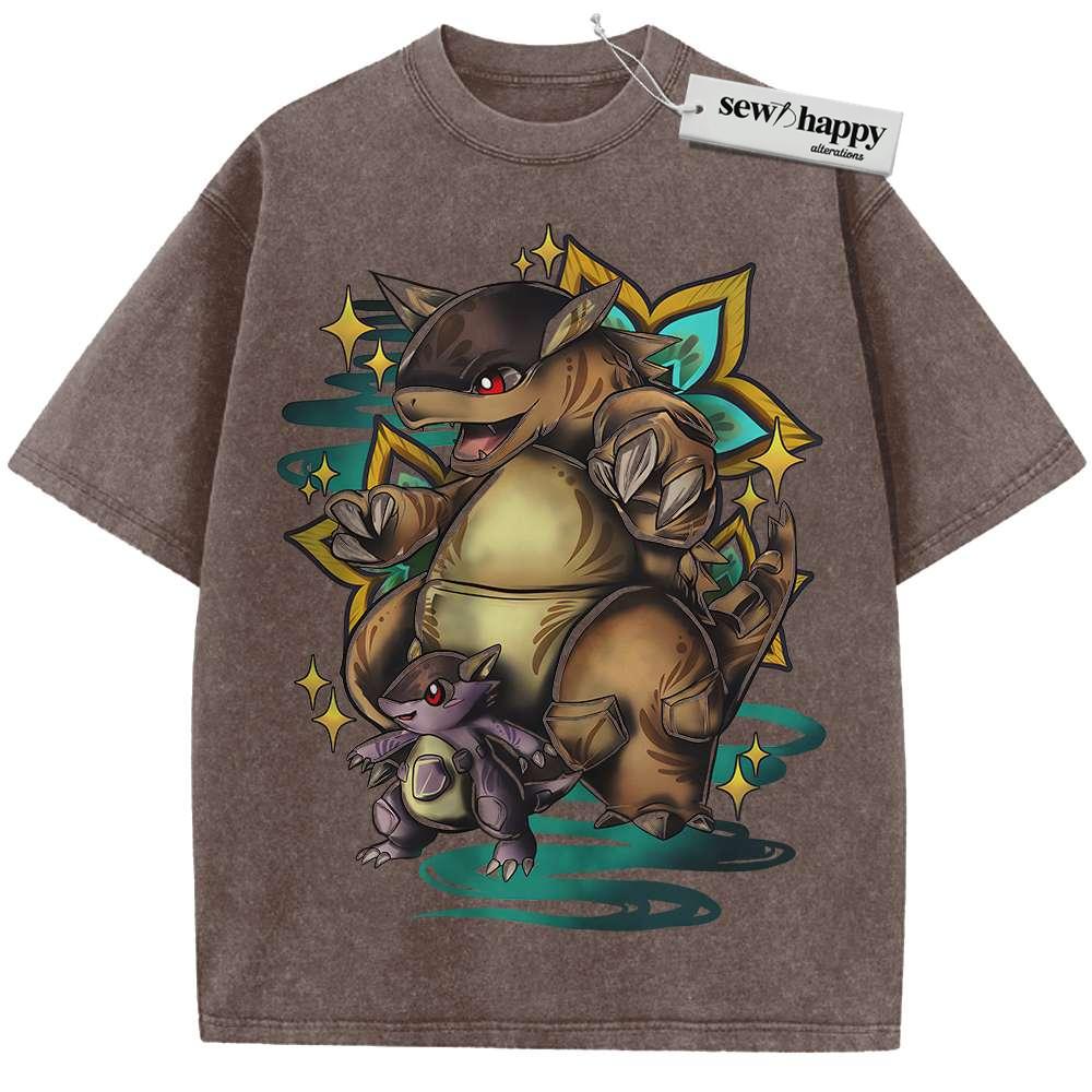 Wash Tee Kangaskhan Shirt, Pokemon shirt, Anime Shirt, Vintage T-Shirt