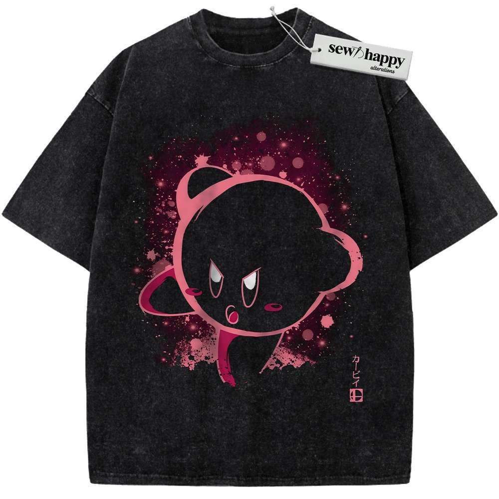 Wash Tee Kirby Shirt, Game Shirt, Vintage T-Shirt