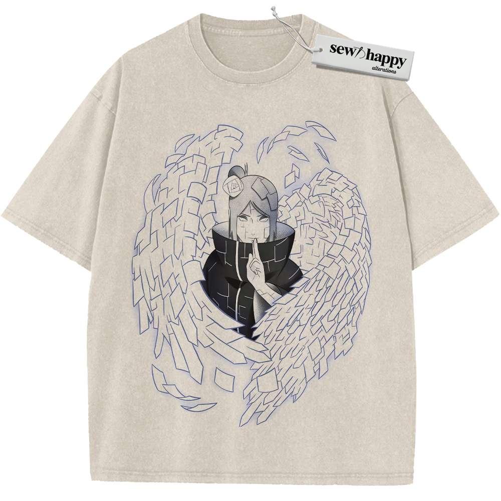 Wash Tee Konan Shirt, Naruto Shirt, Anime Shirt, Vintage T-Shirt
