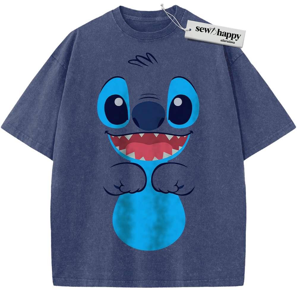 Wash Tee Lilo and Stitch Shirt, Animated Shirt, Vintage T-Shirt Wash Tee Lilo and Stitch Shirt, Animated Shirt, Vintage T-Shirt - Image 1