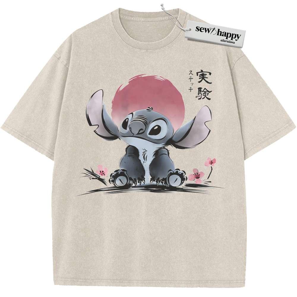 Wash Tee Lilo and Stitch Shirt, Animated Shirt, Vintage Tee