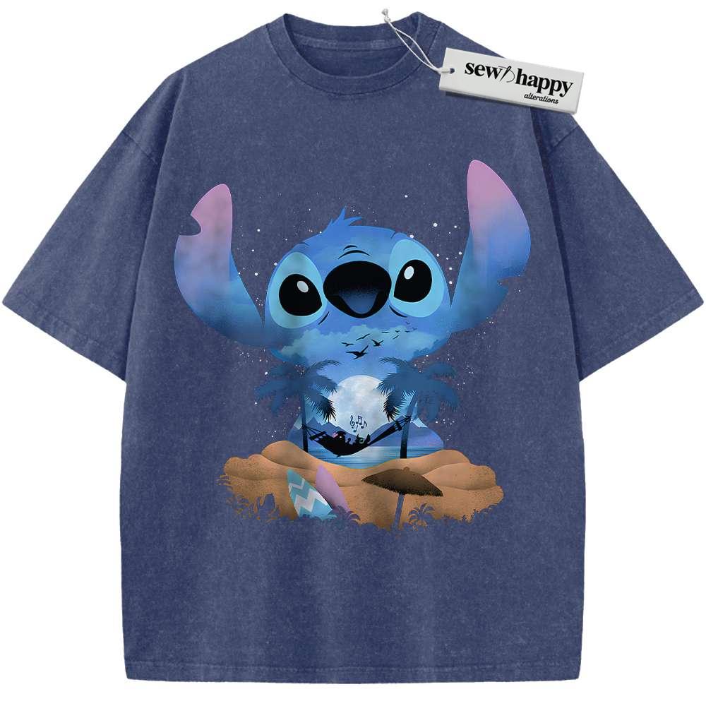 Wash Tee Lilo and Stitch Shirt, Disney Shirt, Animated Shirt, Vintage Tee