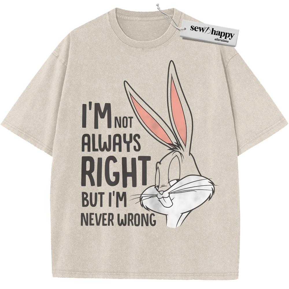 Wash Tee Looney Tunes Shirt, Animated Shirt, Vintage T-Shirt