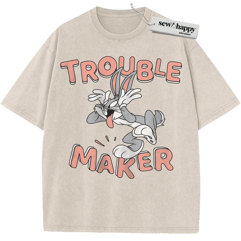 Wash Tee Looney Tunes Shirt, Animated Shirt, Vintage T-Shirt