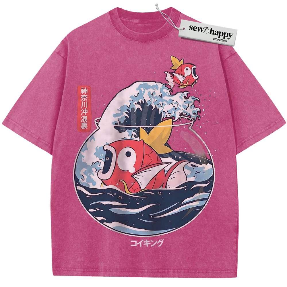 Wash Tee Magikarp Shirt, Pokemon shirt, Anime Shirt, Vintage Tee