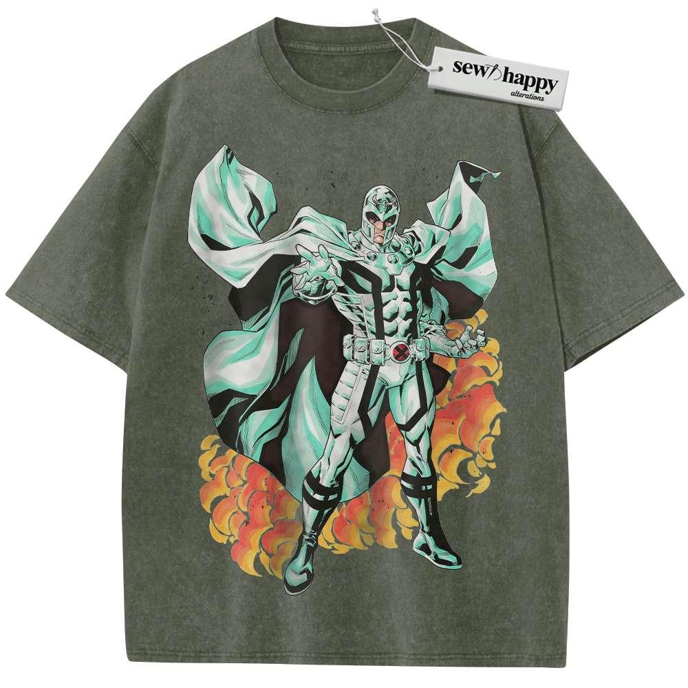 Wash Tee Magneto Shirt, Marvel Comics Shirt, Vintage Tee