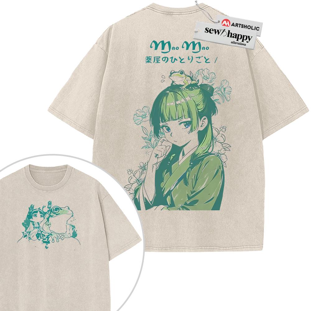 Wash Tee Maomao Shirt, The Apothecary Diaries Shirt, Anime Shirt, Vintage Tee 2-Sided