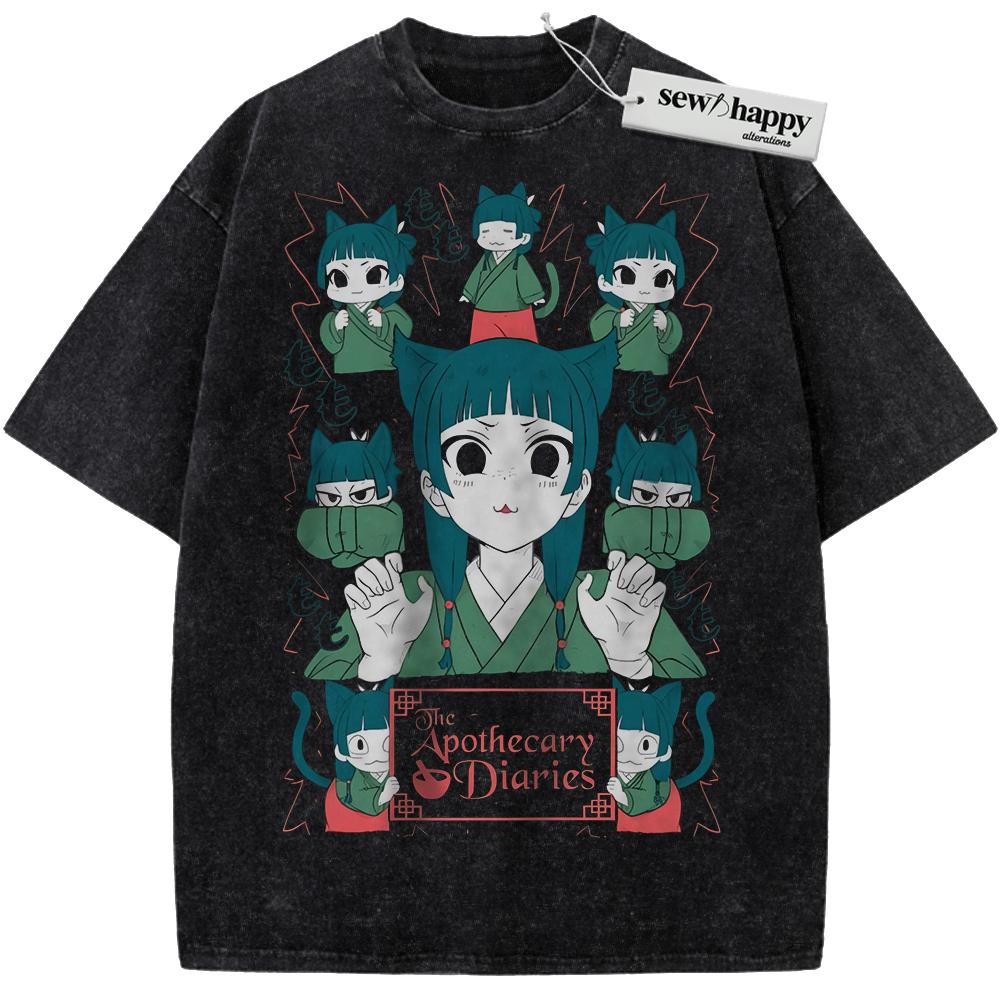 Wash Tee Maomao Shirt, The Apothecary Diaries Shirt, Anime Shirt, Vintage Tee