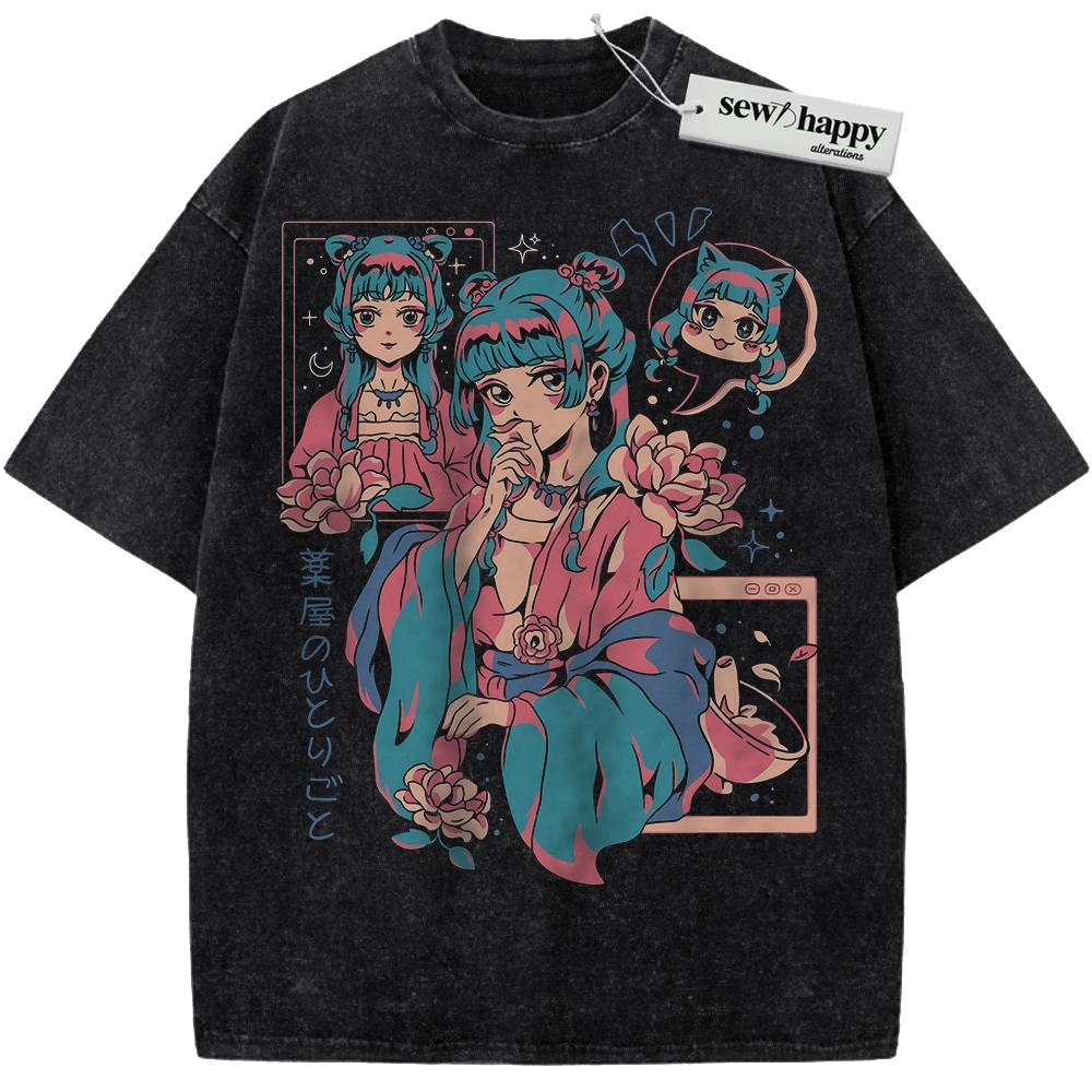 Wash Tee Maomao Shirt, The Apothecary Diaries Shirt, Anime Shirt, Vintage Tee Wash Tee Maomao Shirt, The Apothecary Diaries Shirt, Anime Shirt, Vintage Tee - Image 1