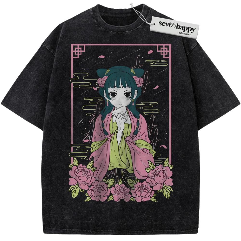 Wash Tee Maomao Shirt, The Apothecary Diaries Shirt, Anime Shirt, Vintage Tee Wash Tee Maomao Shirt, The Apothecary Diaries Shirt, Anime Shirt, Vintage Tee - Image 1