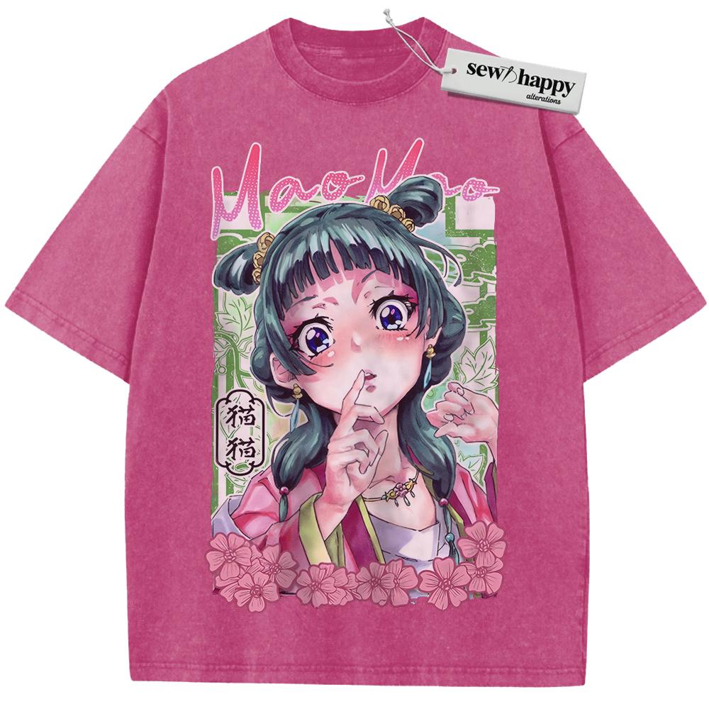 Wash Tee Maomao Shirt, The Apothecary Diaries Shirt, Anime Shirt, Vintage Tee Wash Tee Maomao Shirt, The Apothecary Diaries Shirt, Anime Shirt, Vintage Tee - Image 1