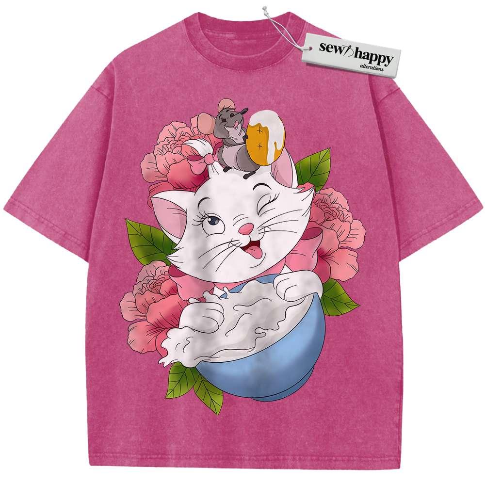 Wash Tee Marie Shirt, The Aristocats Shirt, Animated Shirt, Vintage T-Shirt