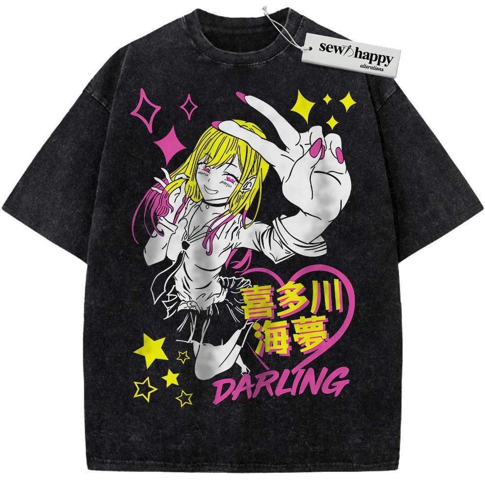Wash Tee Marin Kitagawa Shirt, My Dress-Up Darling Shirt, Anime Shirt, Vintage T-Shirt