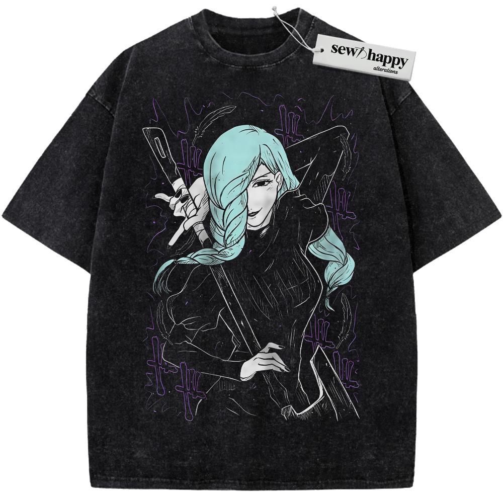 Wash Tee Mei Mei Shirt, Jujutsu Kaisen Shirt, Anime Shirt, Vintage T-Shirt