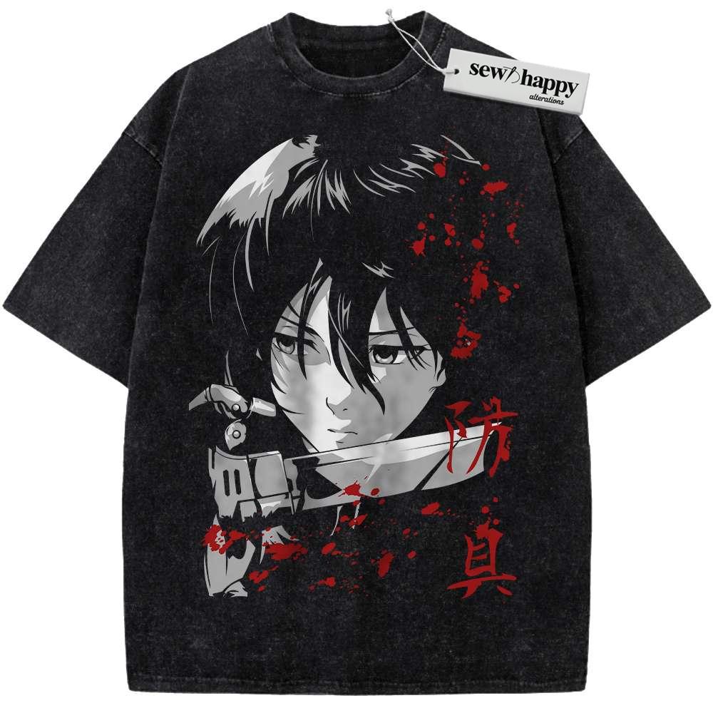 Wash Tee Mikasa Ackerman Shirt, Attack On Titan Shirt, AOT Shirt, Anime Shirt, Vintage T-Shirt Wash Tee Mikasa Ackerman Shirt, Attack On Titan Shirt, AOT Shirt, Anime Shirt, Vintage T-Shirt - Image 1