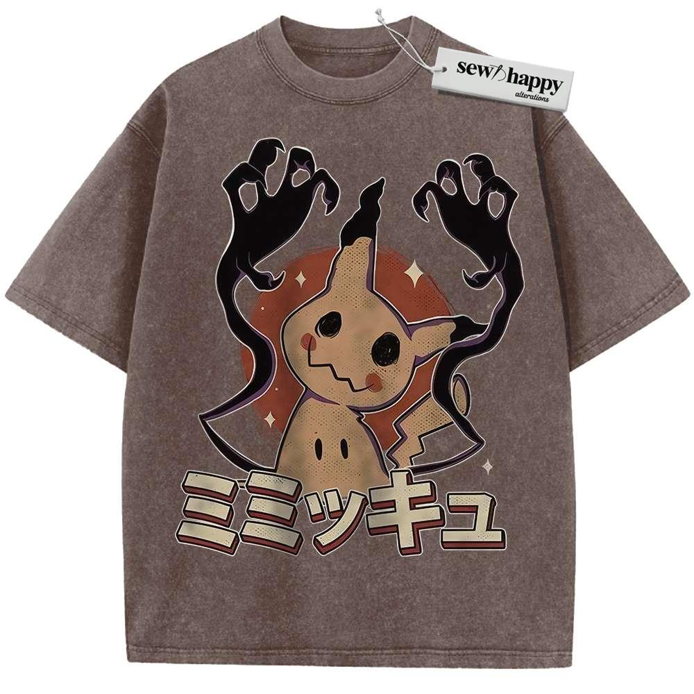 Wash Tee Mimikyu Shirt, Pokemon shirt, Anime Shirt, Vintage Tee