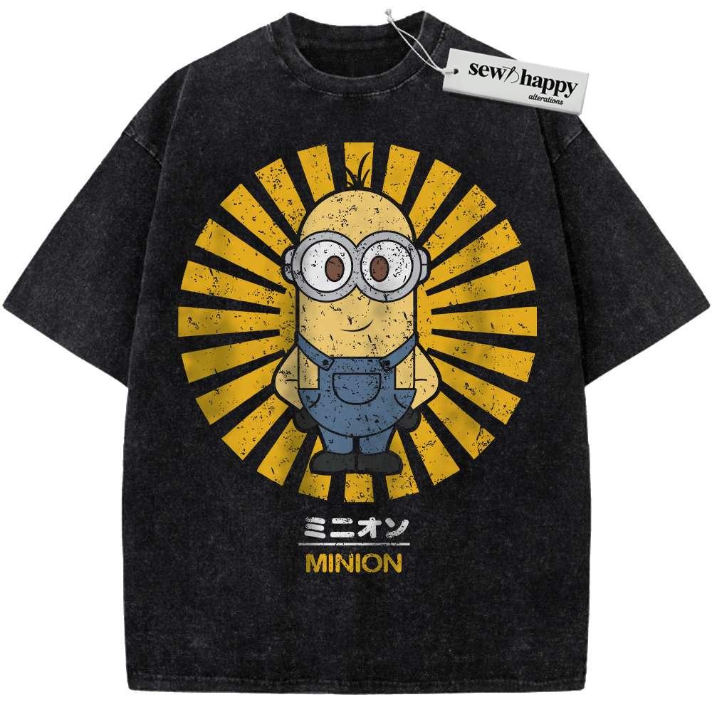 Wash Tee Minions Shirt, Animated Shirt, Vintage T-Shirt