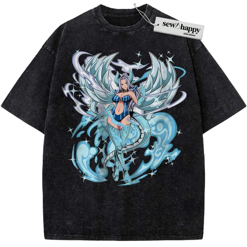 Wash Tee Mirajane Strauss Shirt, Fairy Tail Shirt, Anime Shirt, Vintage T-Shirt