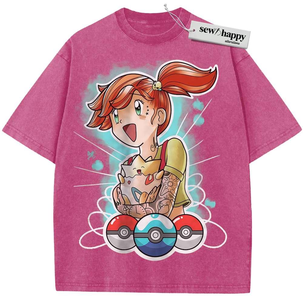 Wash Tee Misty vs Togepi Shirt, Pokemon shirt, Anime Shirt, Vintage Tee