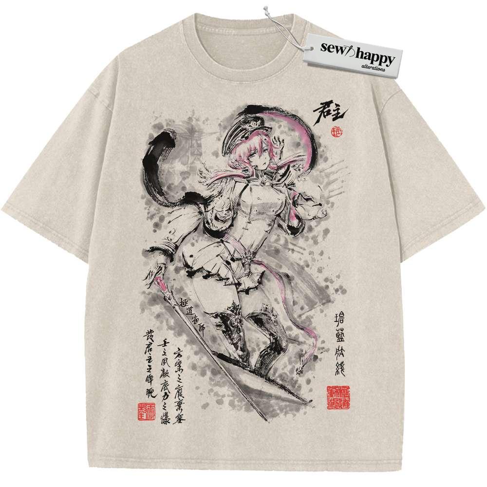 Wash Tee Monarch Shirt, Azur Lane Shirt, Game Shirt, Vintage Tee