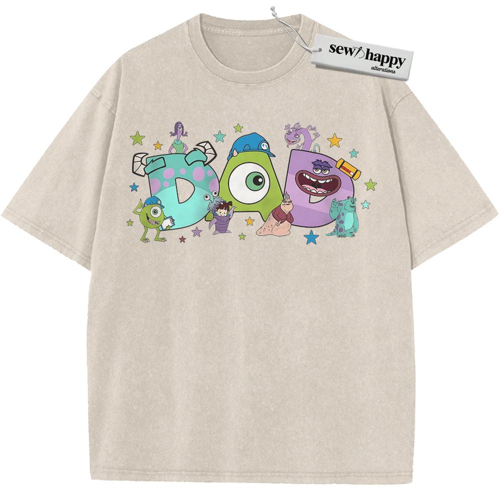 Wash Tee Monsters, Inc. Shirt, Father's Day Shirt, Animated Shirt, Vintage T-Shirt