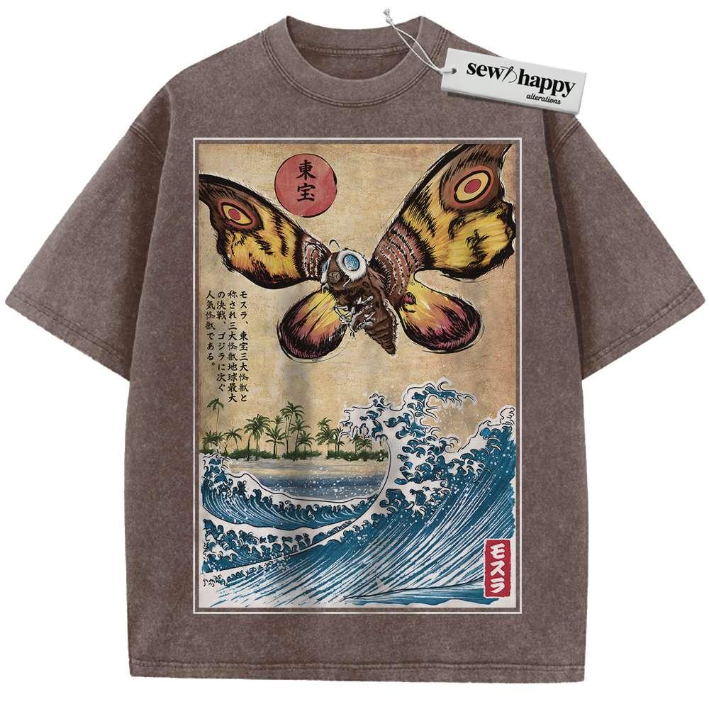 Wash Tee Mothra Shirt, Movie Shirt, Vintage T-Shirt