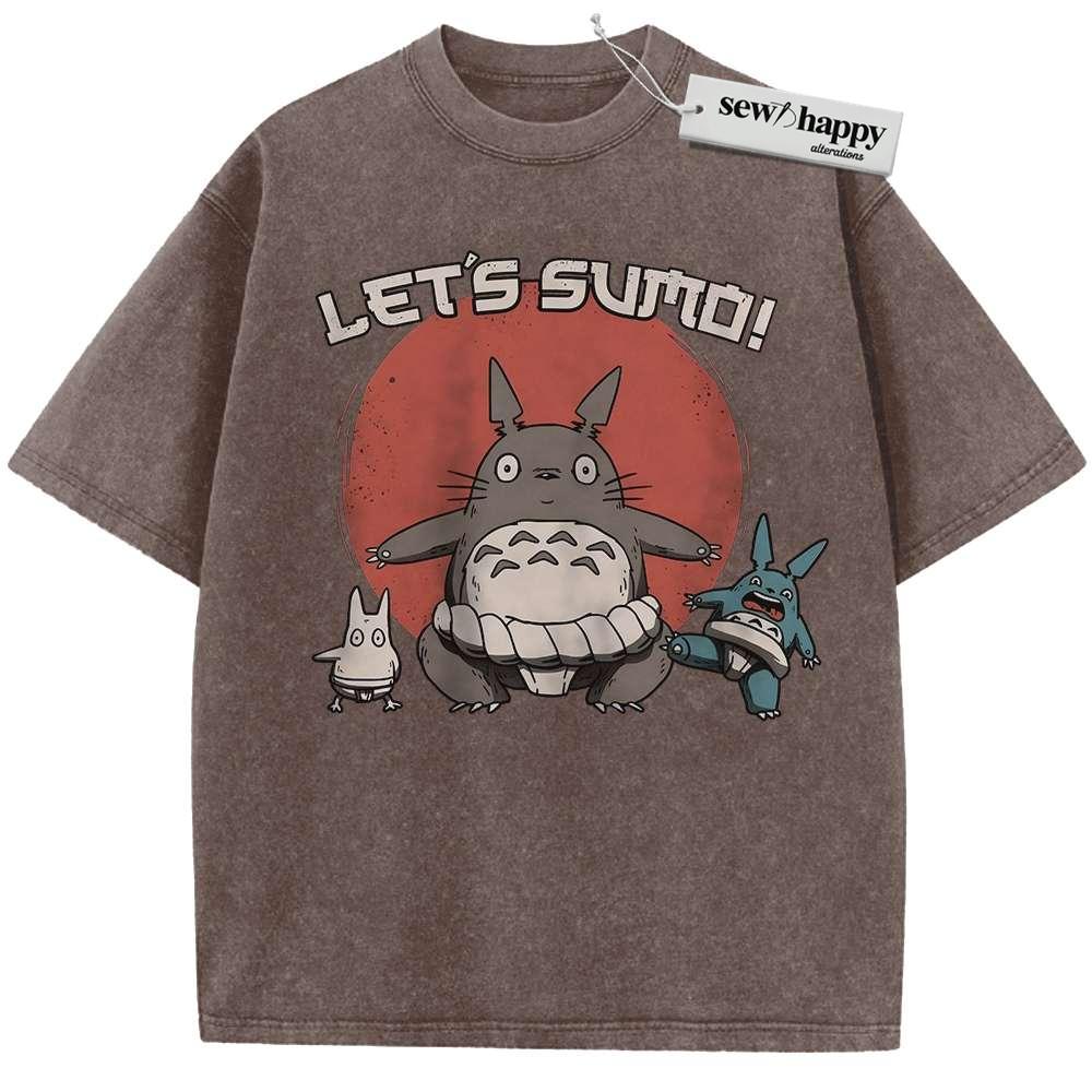 Wash Tee My Neighbor Totoro Shirt, Studio Ghibli Shirt, Anime Shirt, Vintage T-Shirt Wash Tee My Neighbor Totoro Shirt, Studio Ghibli Shirt, Anime Shirt, Vintage T-Shirt - Image 1