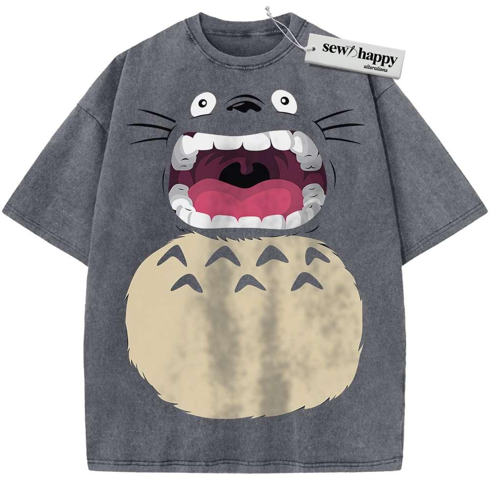 Wash Tee My Neighbor Totoro Shirt, Studio Ghibli Shirt, Anime Shirt, Vintage T-Shirt Wash Tee My Neighbor Totoro Shirt, Studio Ghibli Shirt, Anime Shirt, Vintage T-Shirt - Image 1