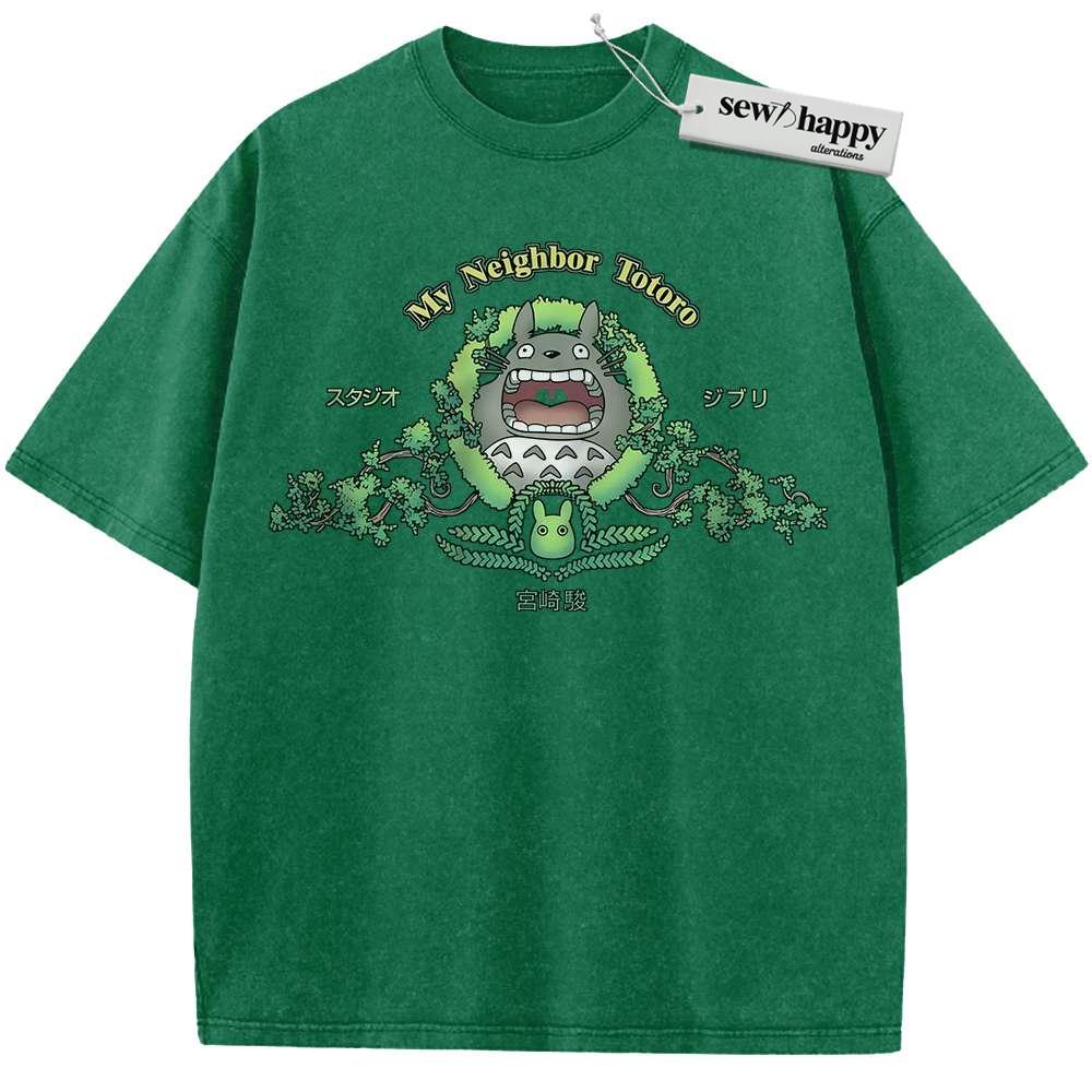 Wash Tee My Neighbor Totoro Shirt, Studio Ghibli Shirt, Anime Shirt, Vintage T-Shirt Wash Tee My Neighbor Totoro Shirt, Studio Ghibli Shirt, Anime Shirt, Vintage T-Shirt - Image 1