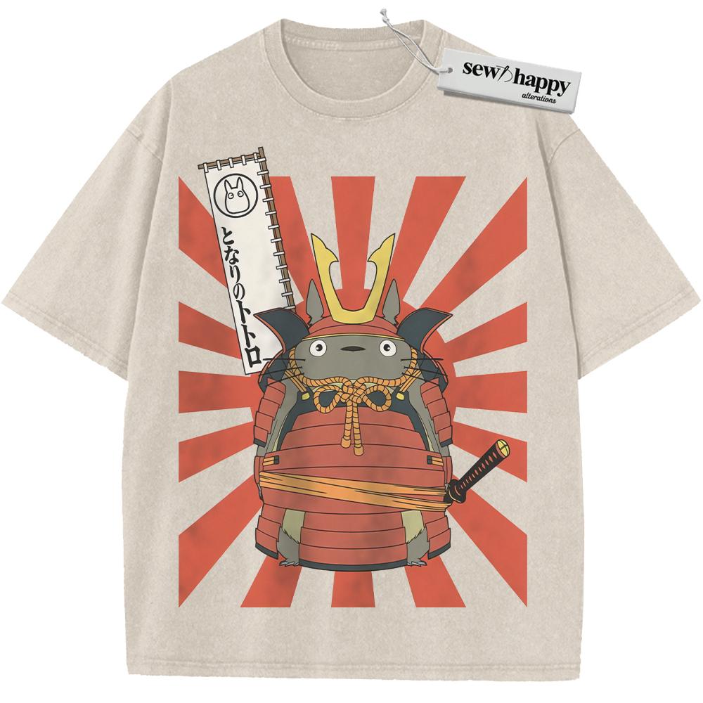 Wash Tee My Neighbor Totoro Shirt, Studio Ghibli Shirt, Anime Vintage Tee Wash Tee My Neighbor Totoro Shirt, Studio Ghibli Shirt, Anime Vintage Tee - Image 1