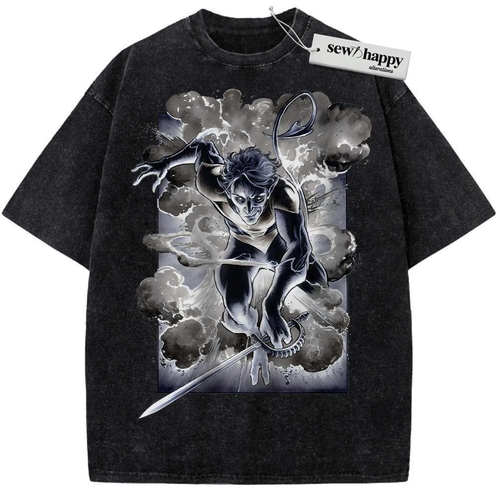 Wash Tee Nightcrawler Shirt, X-Men Shirt, Marvel Comics Shirt, Vintage T-Shirt