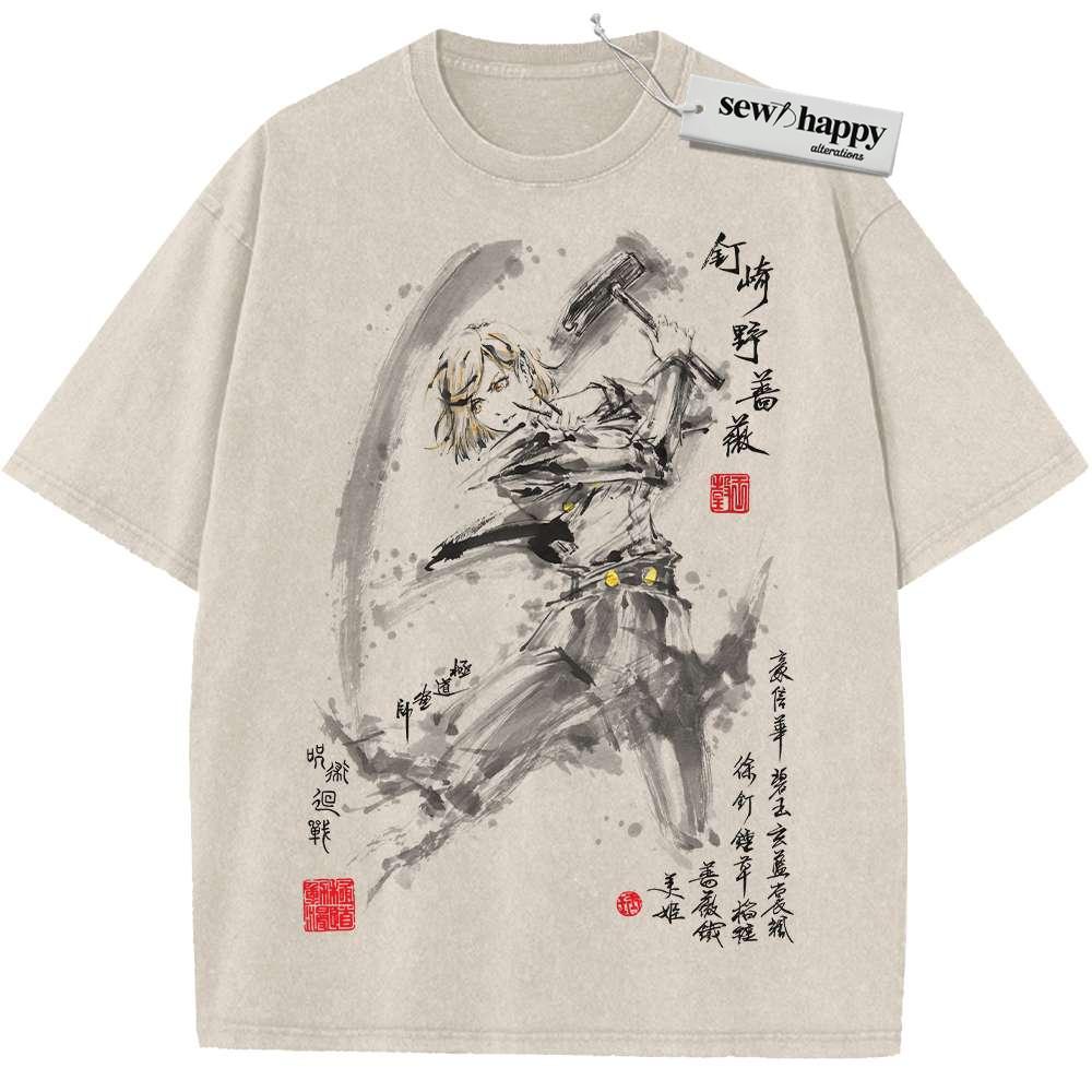 Wash Tee Nobara Kugisaki Shirt, Jujutsu Kaisen Shirt, Anime Shirt, Vintage T-Shirt