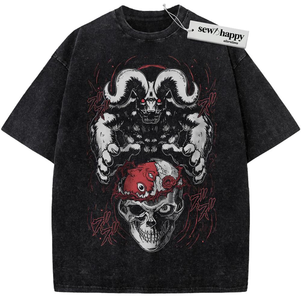 Wash Tee Nosferatu Zodd Shirt, Berserk Shirt, Anime Shirt, Vintage T-Shirt