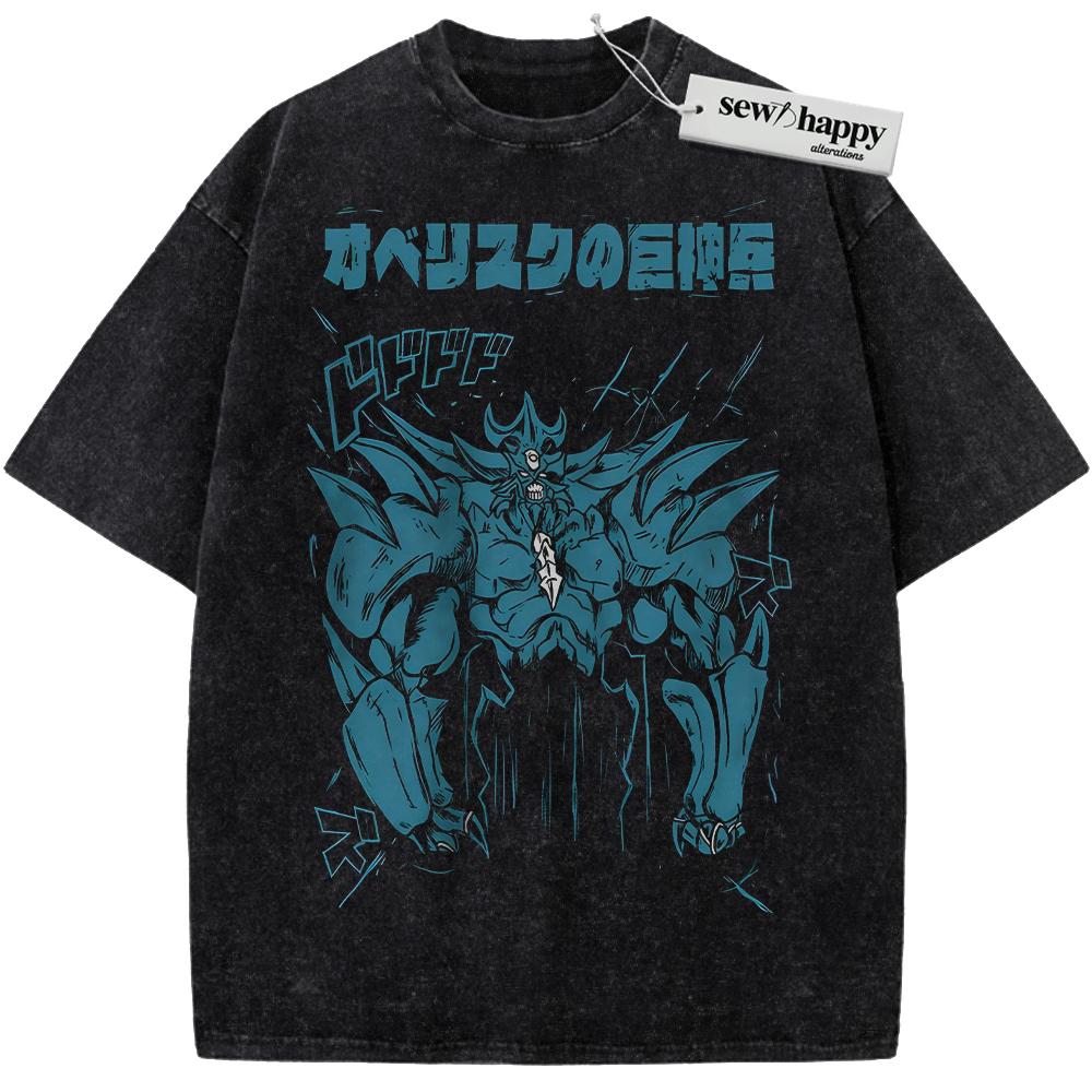 Wash Tee Obelisk the Tormentor Shirt, Anime Shirt, Vintage Tee