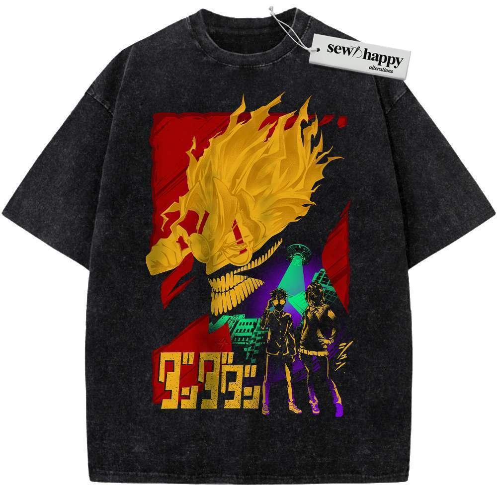 Wash Tee Okarun Shirt, Dandadan Shirt, Anime Shirt, Vintage T-Shirt Wash Tee Okarun Shirt, Dandadan Shirt, Anime Shirt, Vintage T-Shirt - Image 1