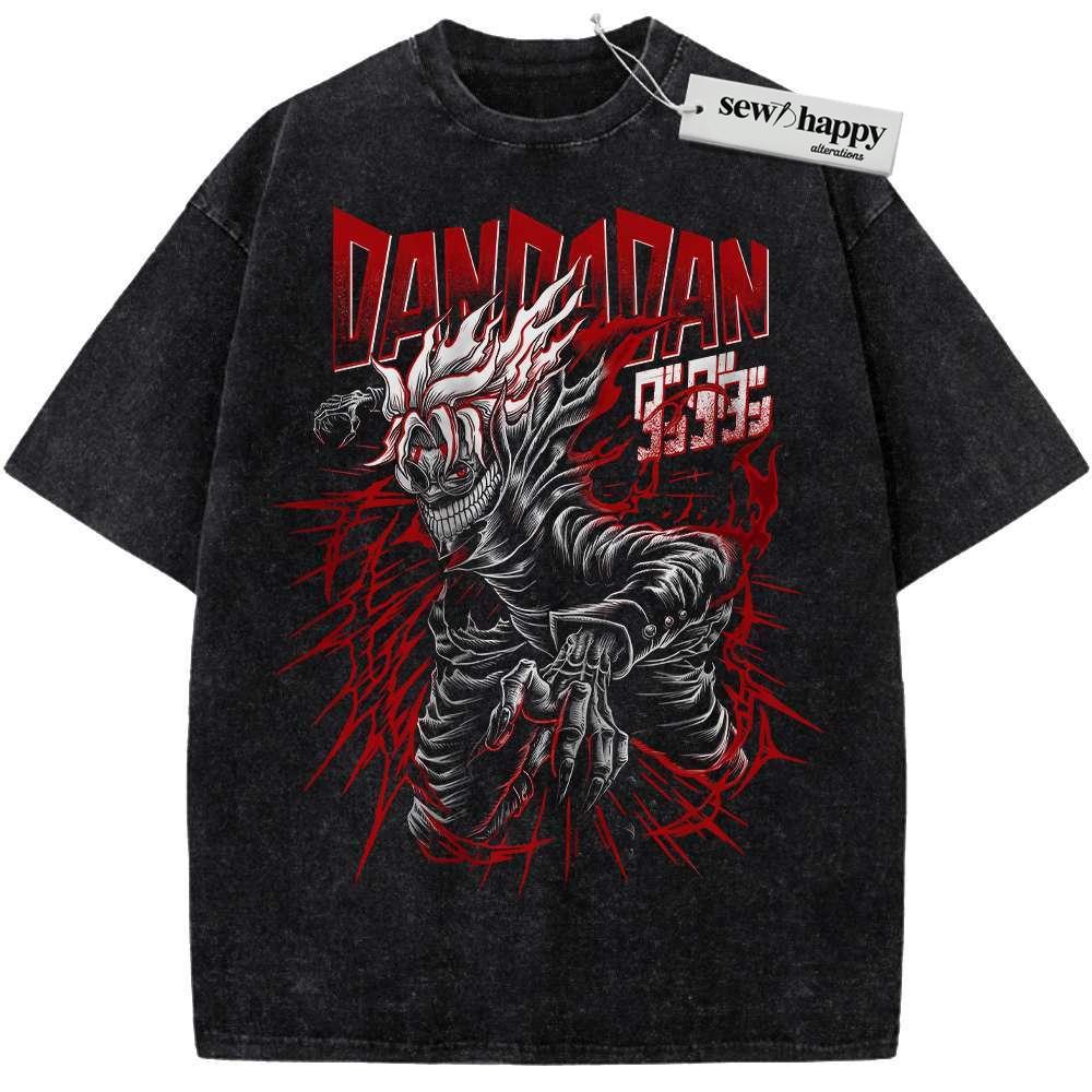 Wash Tee Okarun Shirt, Dandadan Shirt, Anime Shirt, Vintage T-Shirt Wash Tee Okarun Shirt, Dandadan Shirt, Anime Shirt, Vintage T-Shirt - Image 1