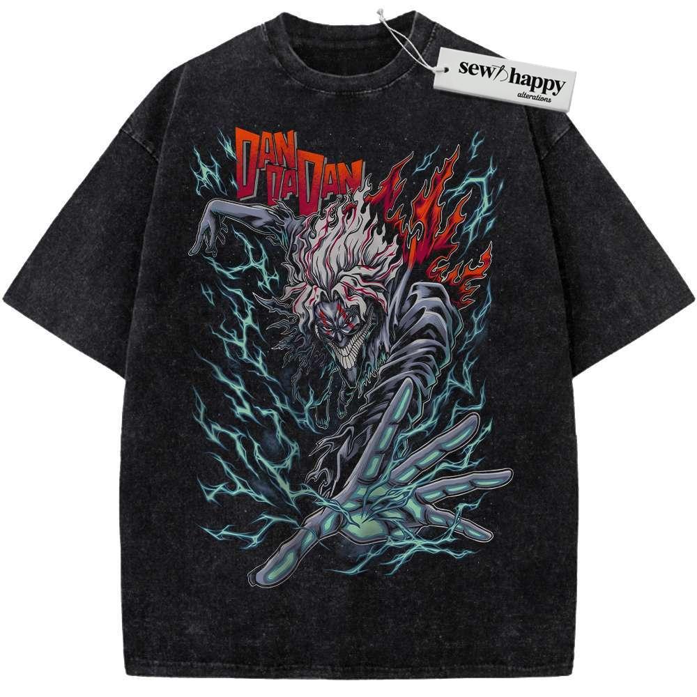 Wash Tee Okarun Shirt, Dandadan Shirt, Anime Shirt, Vintage T-Shirt Wash Tee Okarun Shirt, Dandadan Shirt, Anime Shirt, Vintage T-Shirt - Image 1