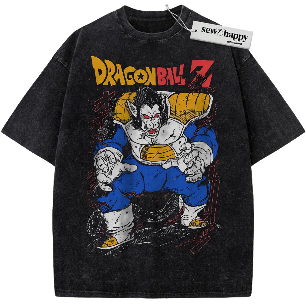 Wash Tee Ozaru Shirt, Great Ape Shirt, Dragon Ball Shirt, Anime Shirt, Vintage Tee