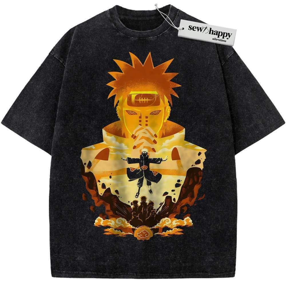 Wash Tee Pain - Nagato Uzumaki Shirt, Naruto Shirt, Anime Shirt, Vintage Tee