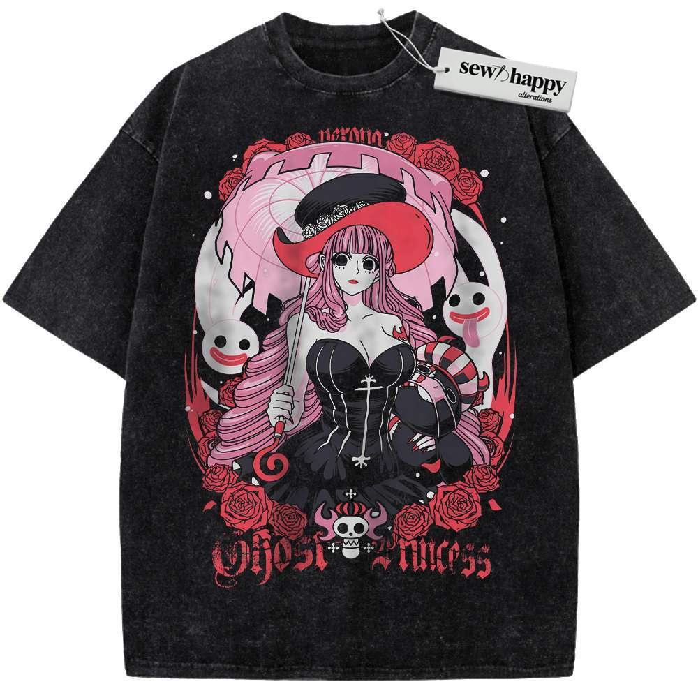 Wash Tee Perona Shirt, One Piece Shirt, Anime Shirt, Vintage Tee