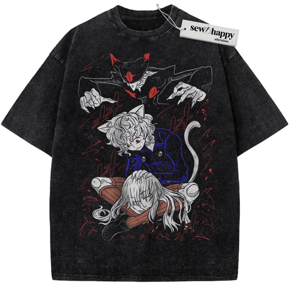 Wash Tee Pitou shirt, Hunter x Hunter Shirt, HxH Shirt, Anime Shirt, Vintage Tee