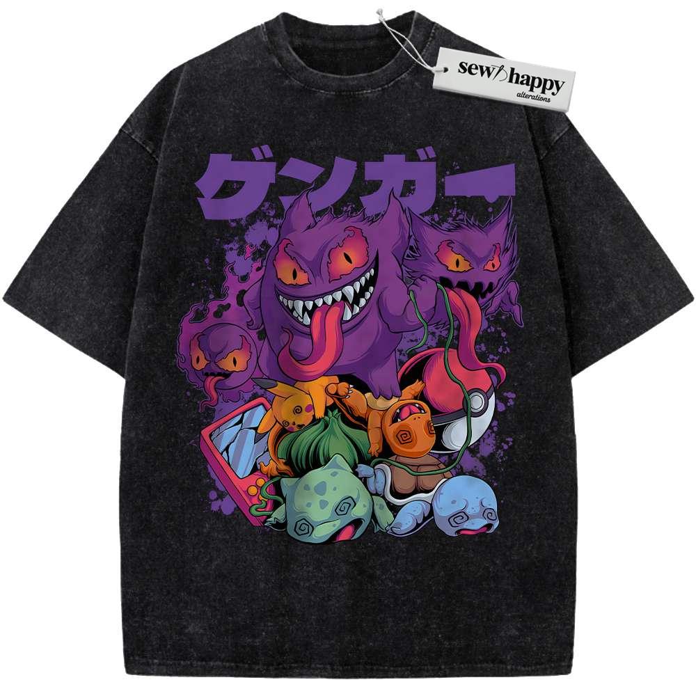 Wash Tee Pokemon shirt, Anime Shirt, Vintage T-Shirt