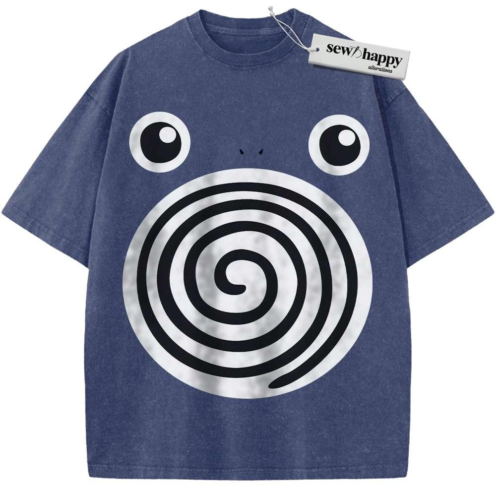 Wash Tee Poliwhirl Shirt, Pokemon shirt, Anime Shirt, Vintage Tee