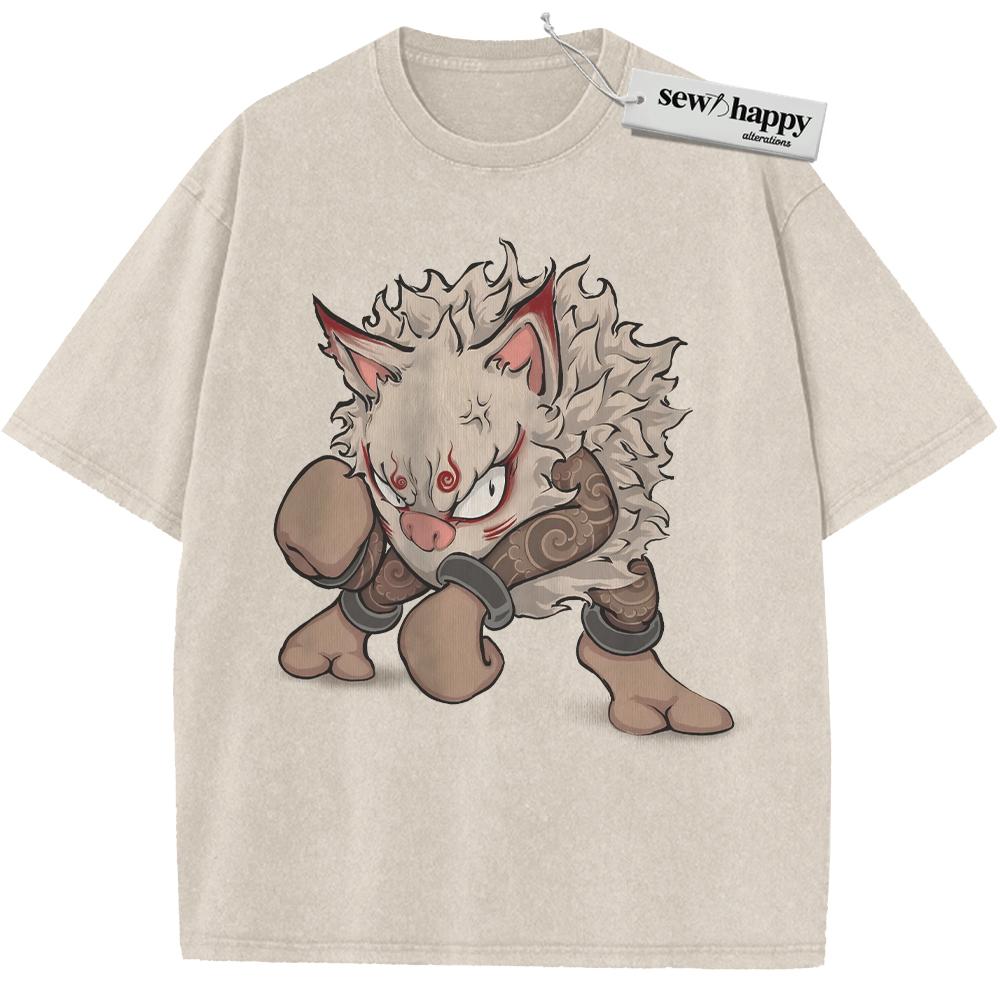 Wash Tee Primeape Shirt, Pokemon Shirt, Anime Shirt, Vintage Tee